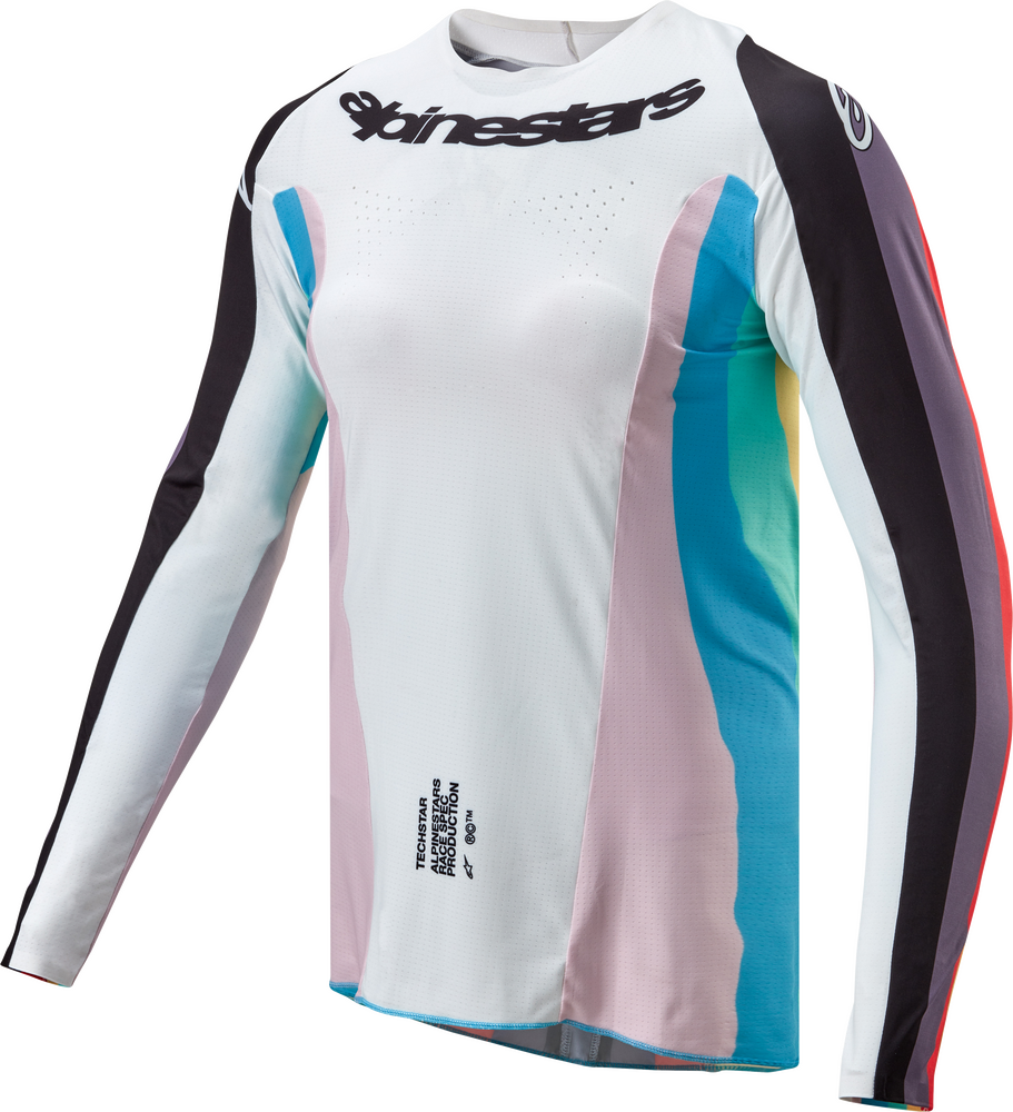 Alpinestars Women's Stella Techstar MX Jersey (Black/Mulitcolor) - XL