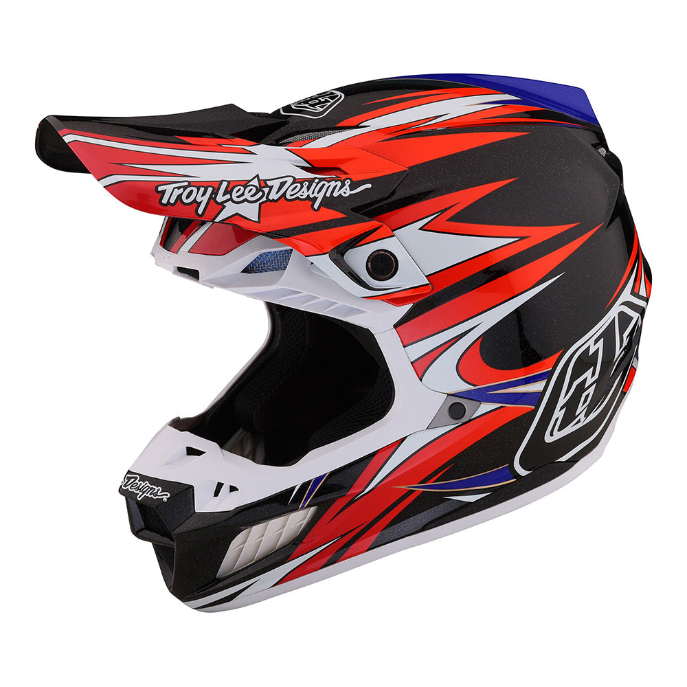 Troy Lee Designs SE5 Composite Motocross Helmet W/MIPS (Inferno Red)