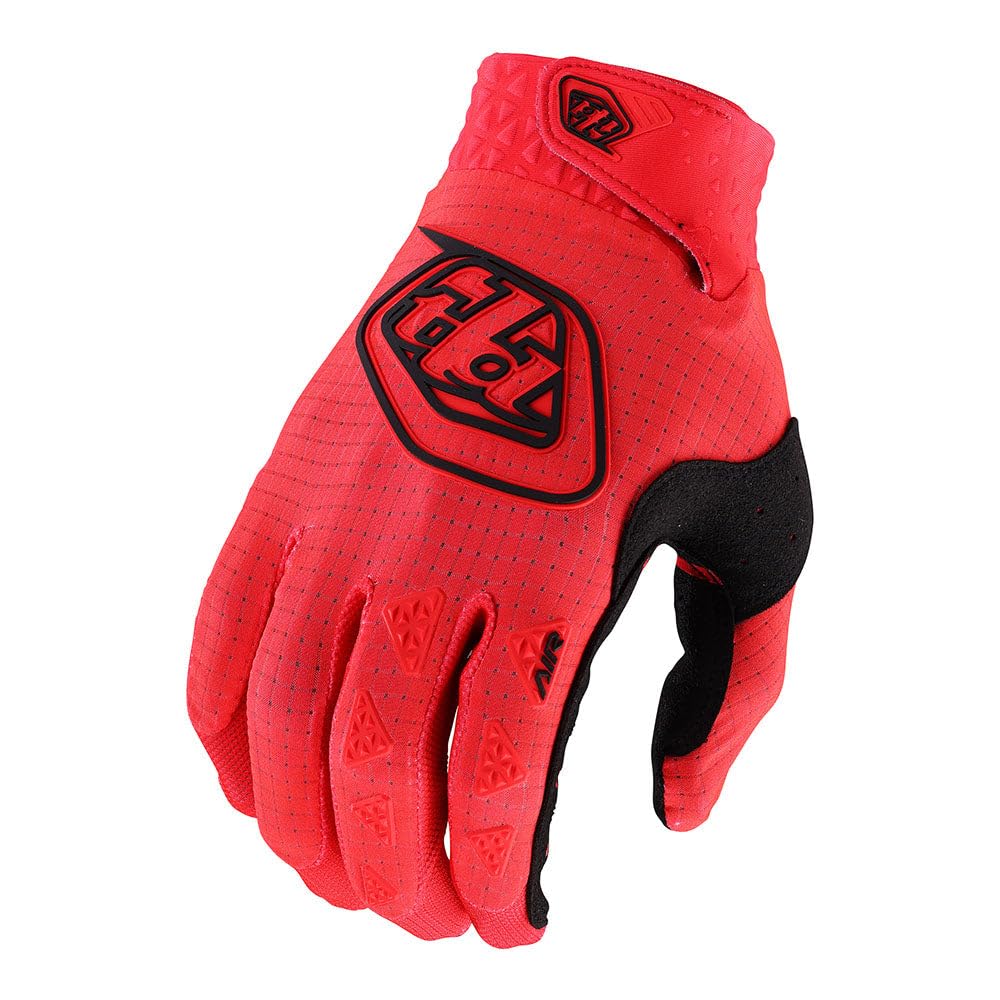 Troy Lee Designs Air Solid Mens MX Offroad Gloves (Glow Red) - 2XL