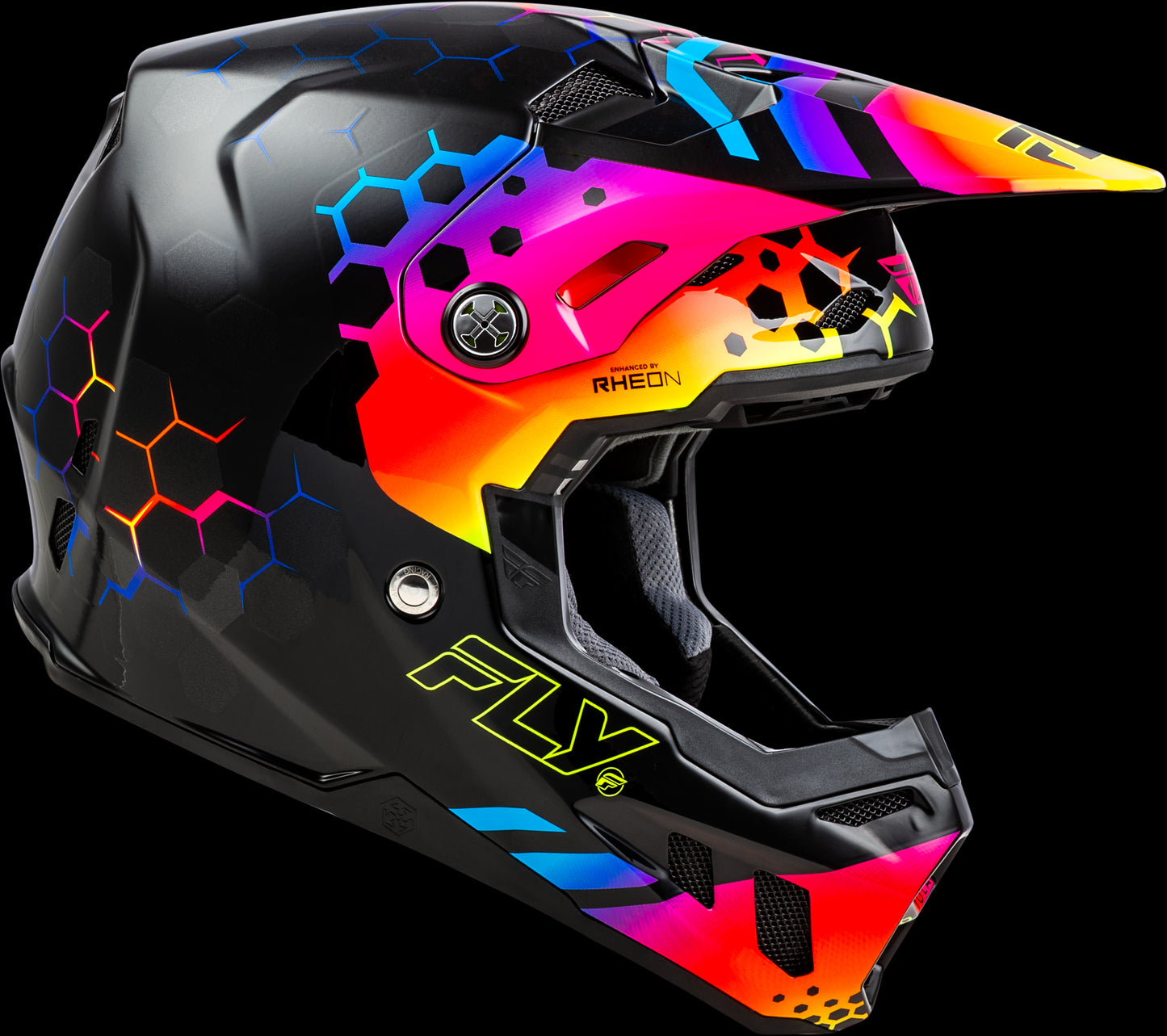 Fly Racing Formula CC Tektonic MX Helmet (Black/Sunset)