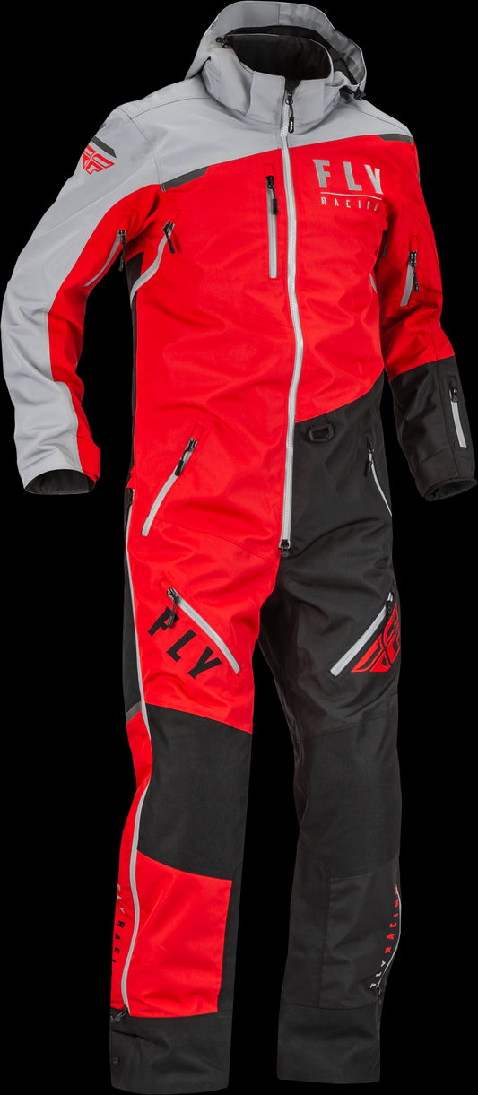 Fly Racing Cobalt Shell Monosuit (Red / Grey) - Large