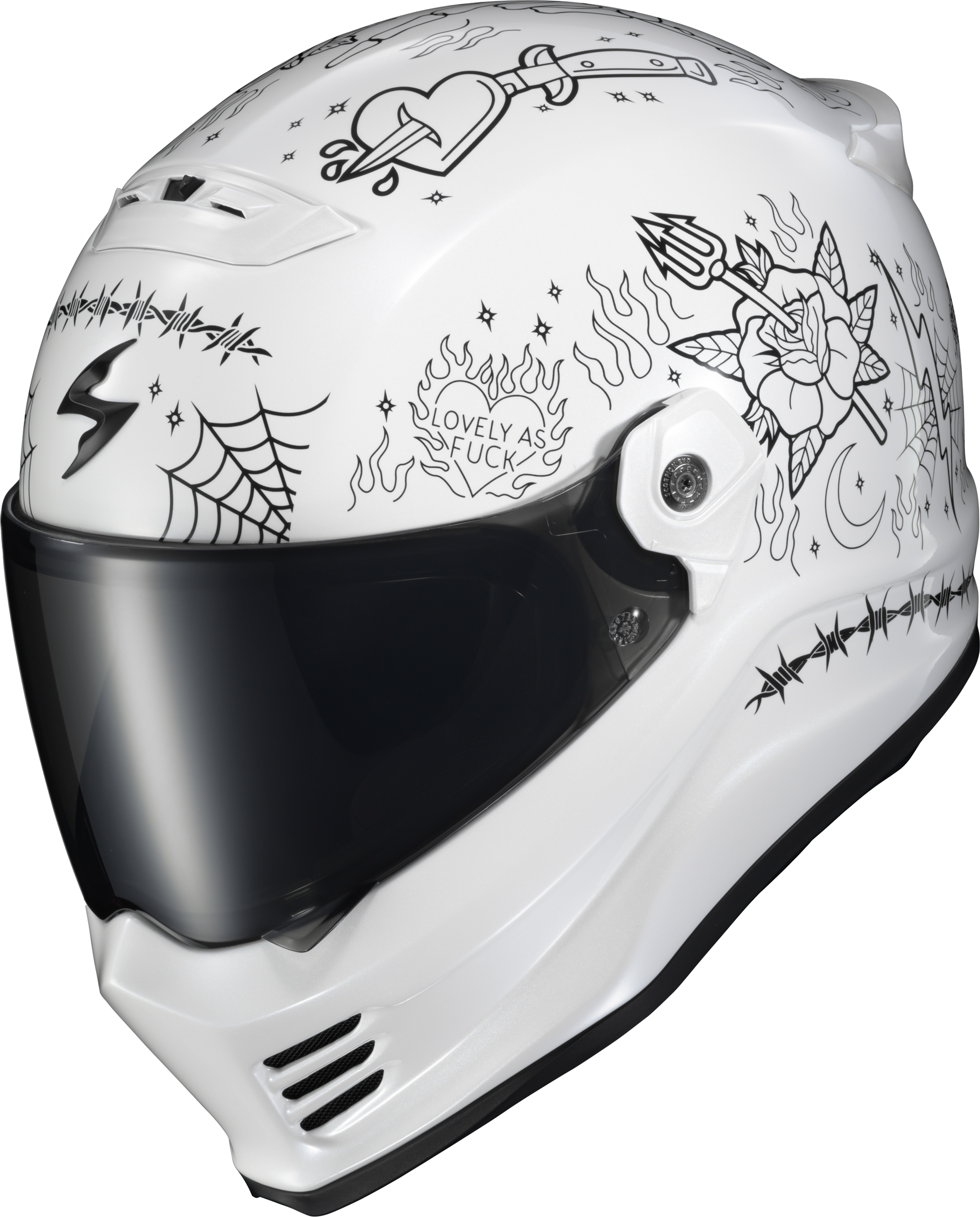 Covert Fx Full Face Helmet The Litas 2 White Xs