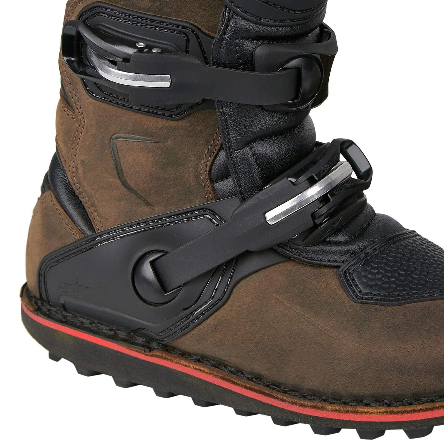 Alpinestars Tech T Boots (Brown Oiled Leather) Size 7