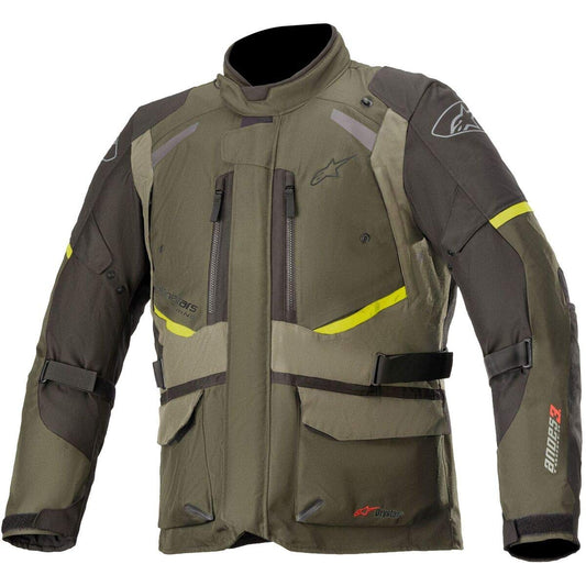 Alpinestars Andes V3 Drystar Motorcycle Jacket (Forest/Military Green) - Small