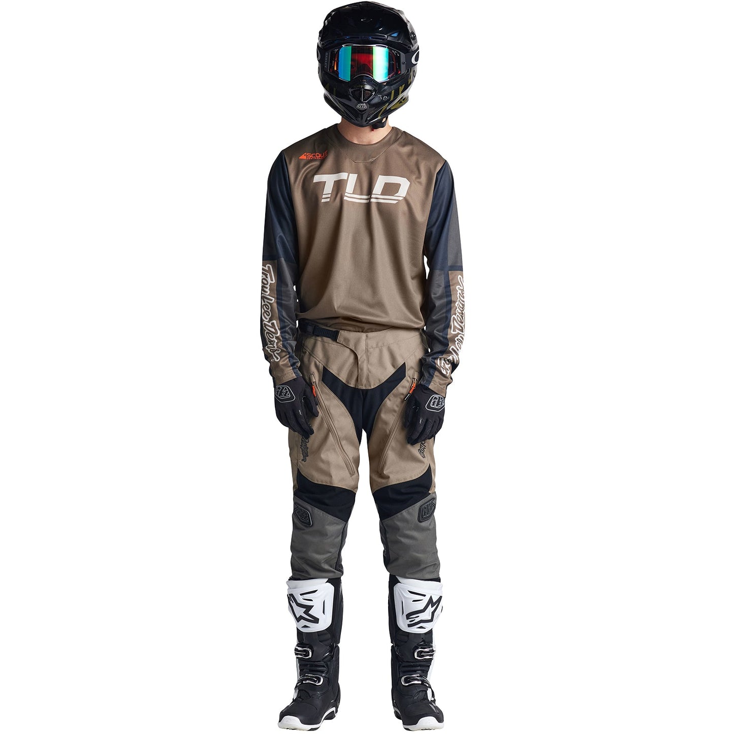 Troy Lee Designs Men's Scout GP Jersey (Recon) - Gravel/Beetle