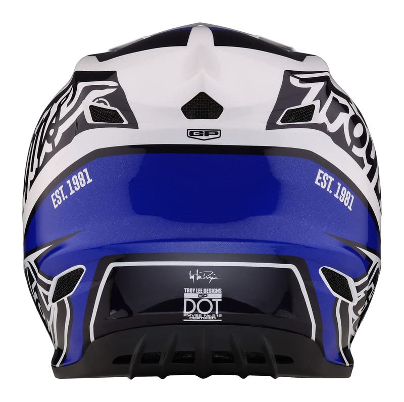 Troy Lee Designs GP Slice Blue Helmet Size Youth Medium