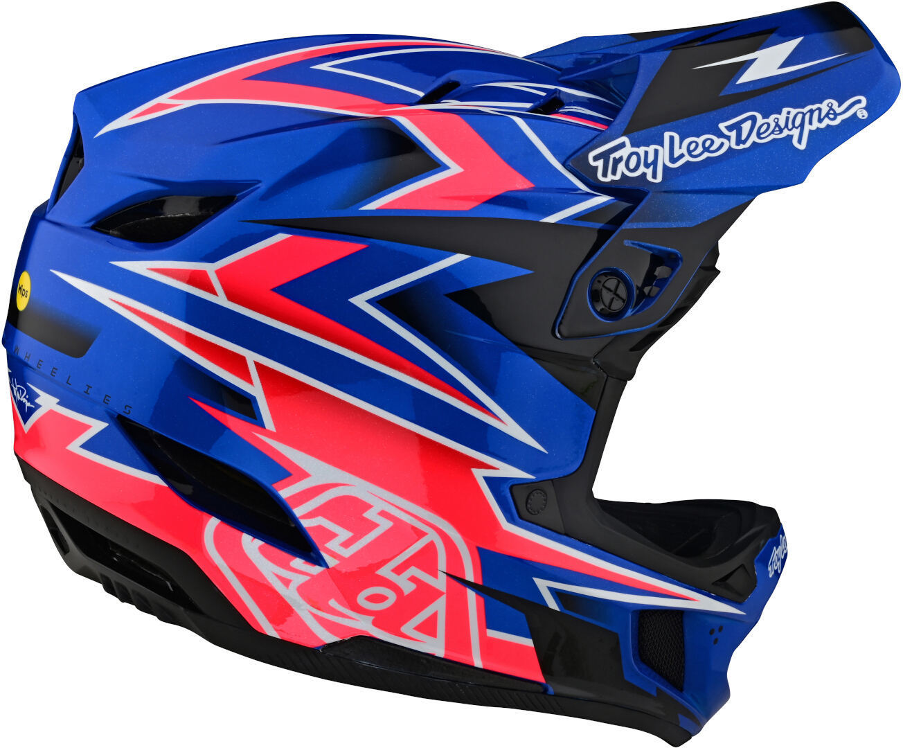 Troy Lee Designs D4 Composite Full Face Mountain Bike Helmet (Volt Blue)