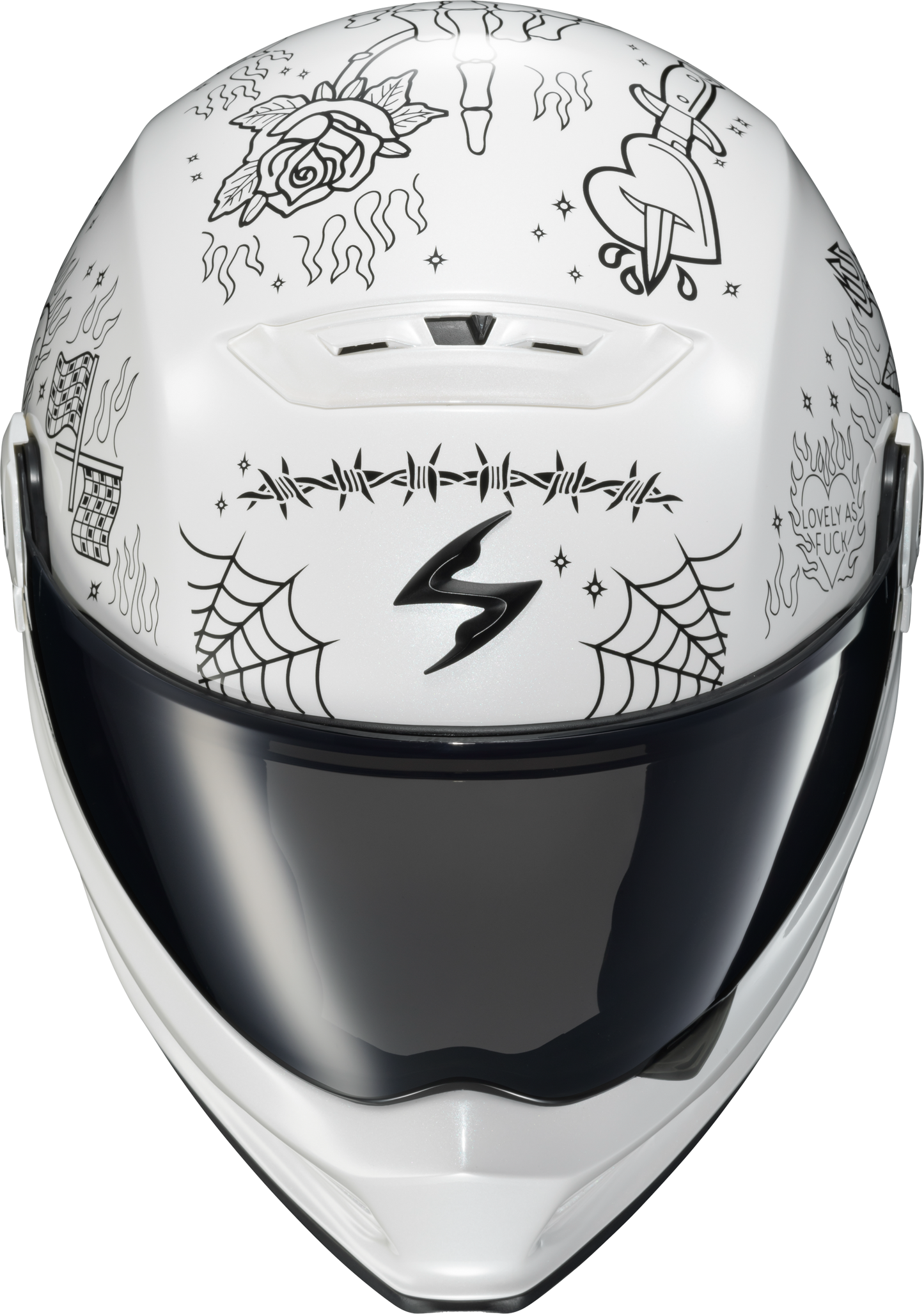 Covert Fx Full Face Helmet The Litas 2 White Lg