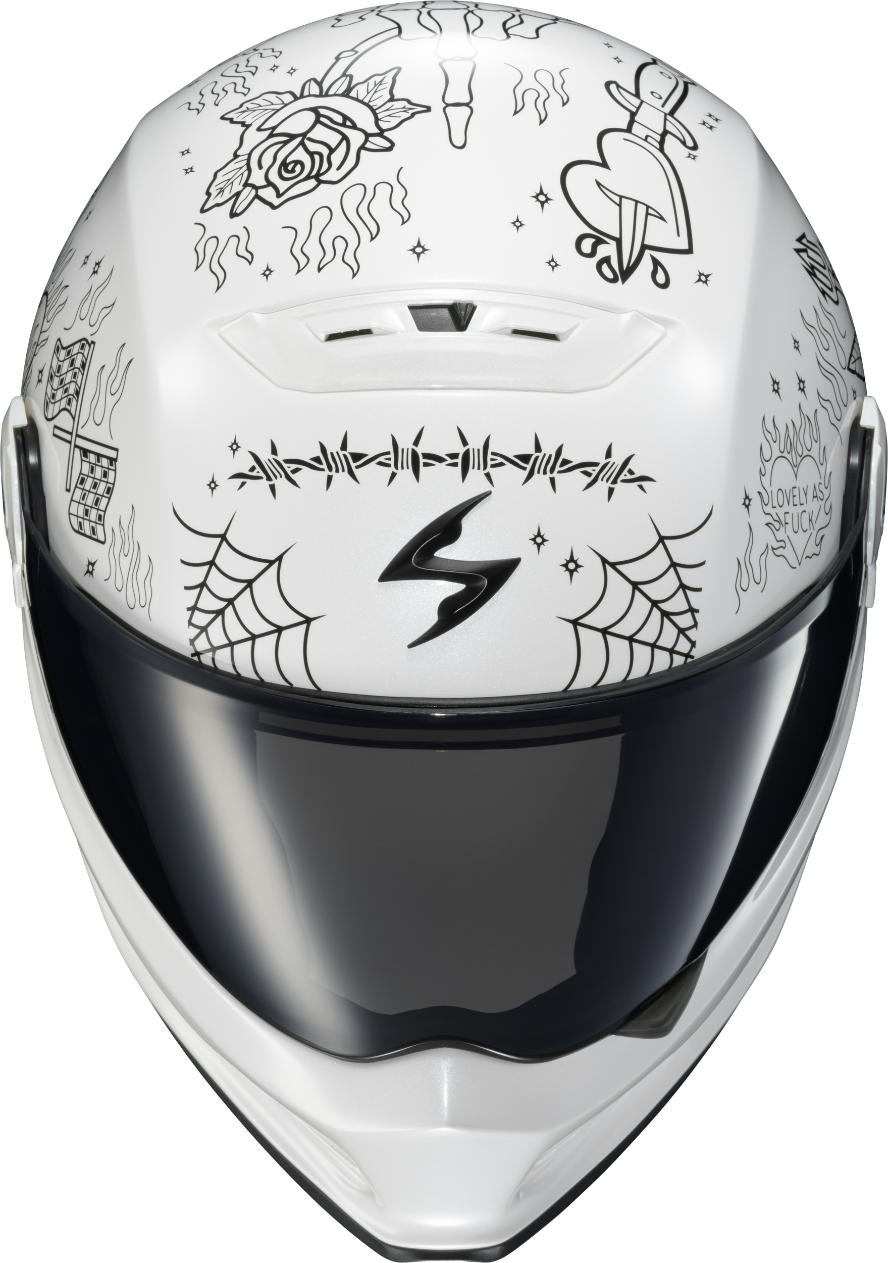 Covert Fx Full Face Helmet The Litas 2 White Lg