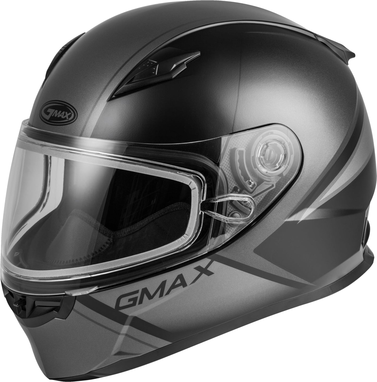 GMAX FF-49S Hail Snow Helmet (Matte Black/Grey)