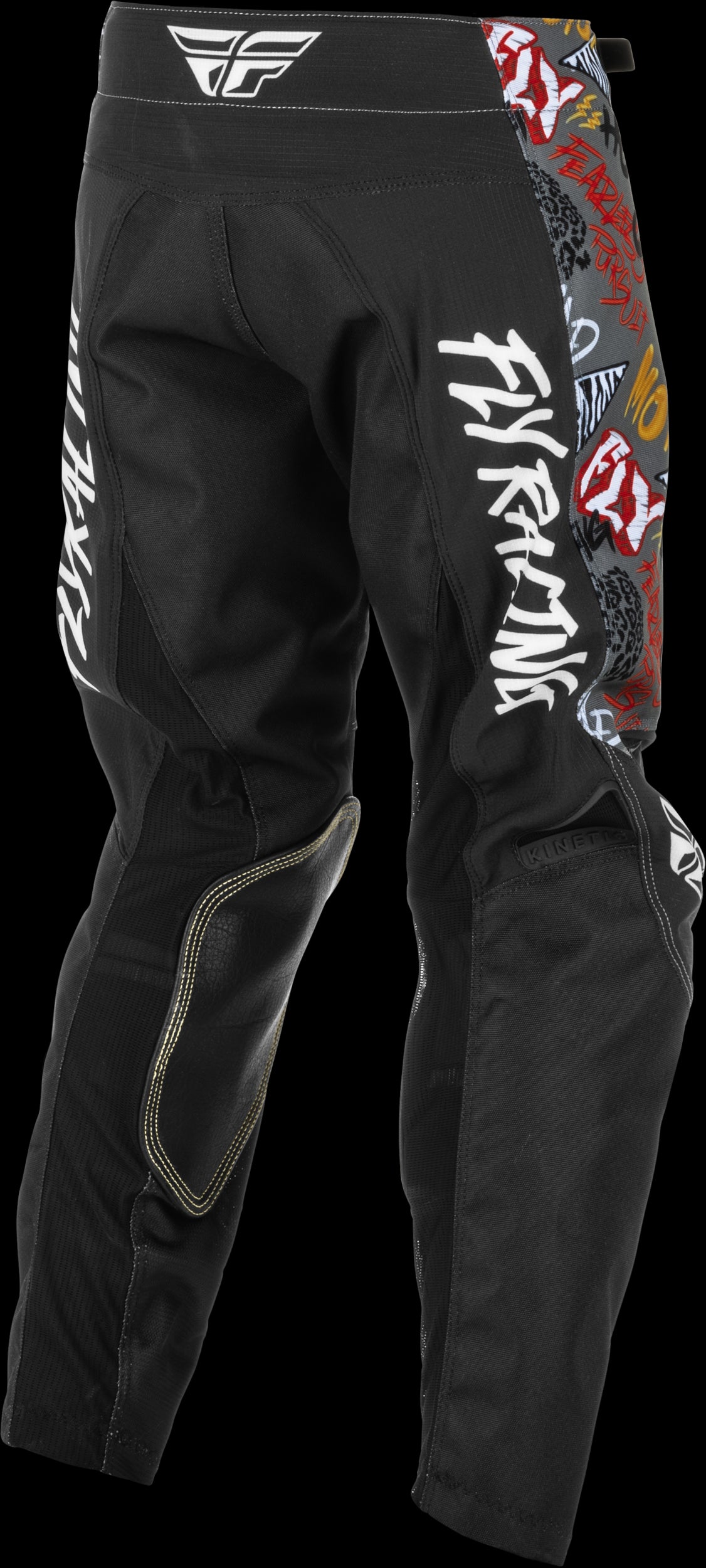 FLY Racing Youth Kinetic Rebel Pants (Black/Grey) Youth 18