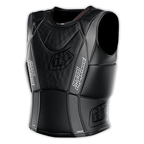 Troy Lee Designs 3900 Ultra Protective Heavyweight Vest Solid (Small, Black)