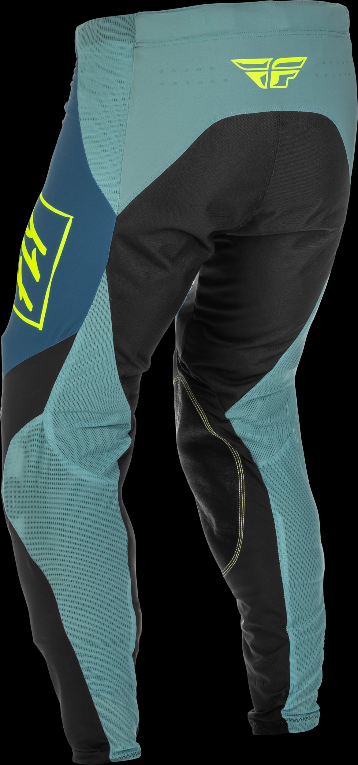 Fly Racing Lite Pants (Grey/Teal/Hi-Vis) Size 34