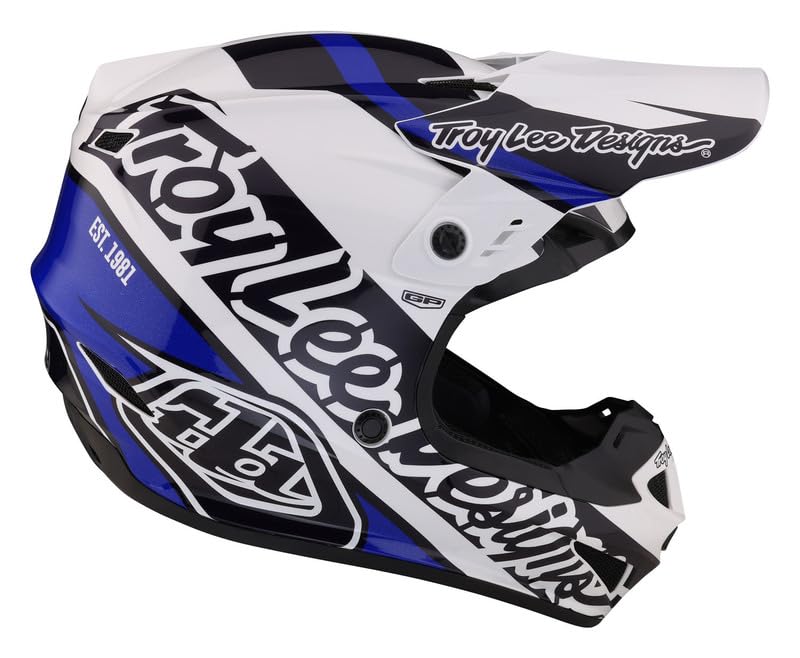 Troy Lee Designs GP Slice Blue Helmet Size Youth Medium