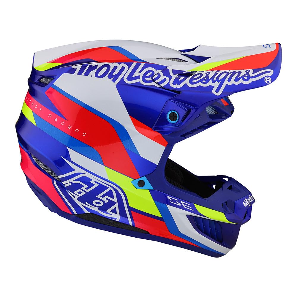 Troy Lee Designs SE5 Composite Motocross Helmet W/MIPS (Omega Blue)