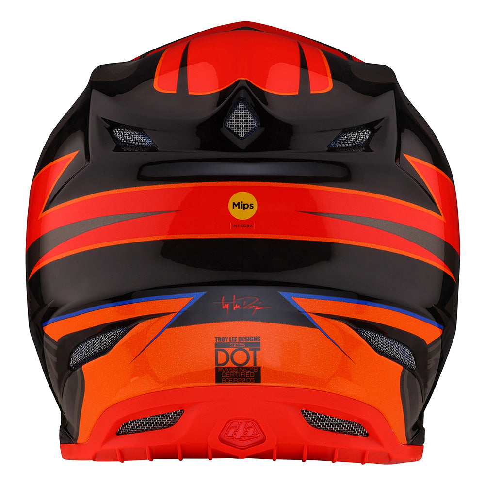 Troy Lee Designs Adult SE5 Carbon MX Helmet W/MIPS (Saber Rocket Red, X-Small)