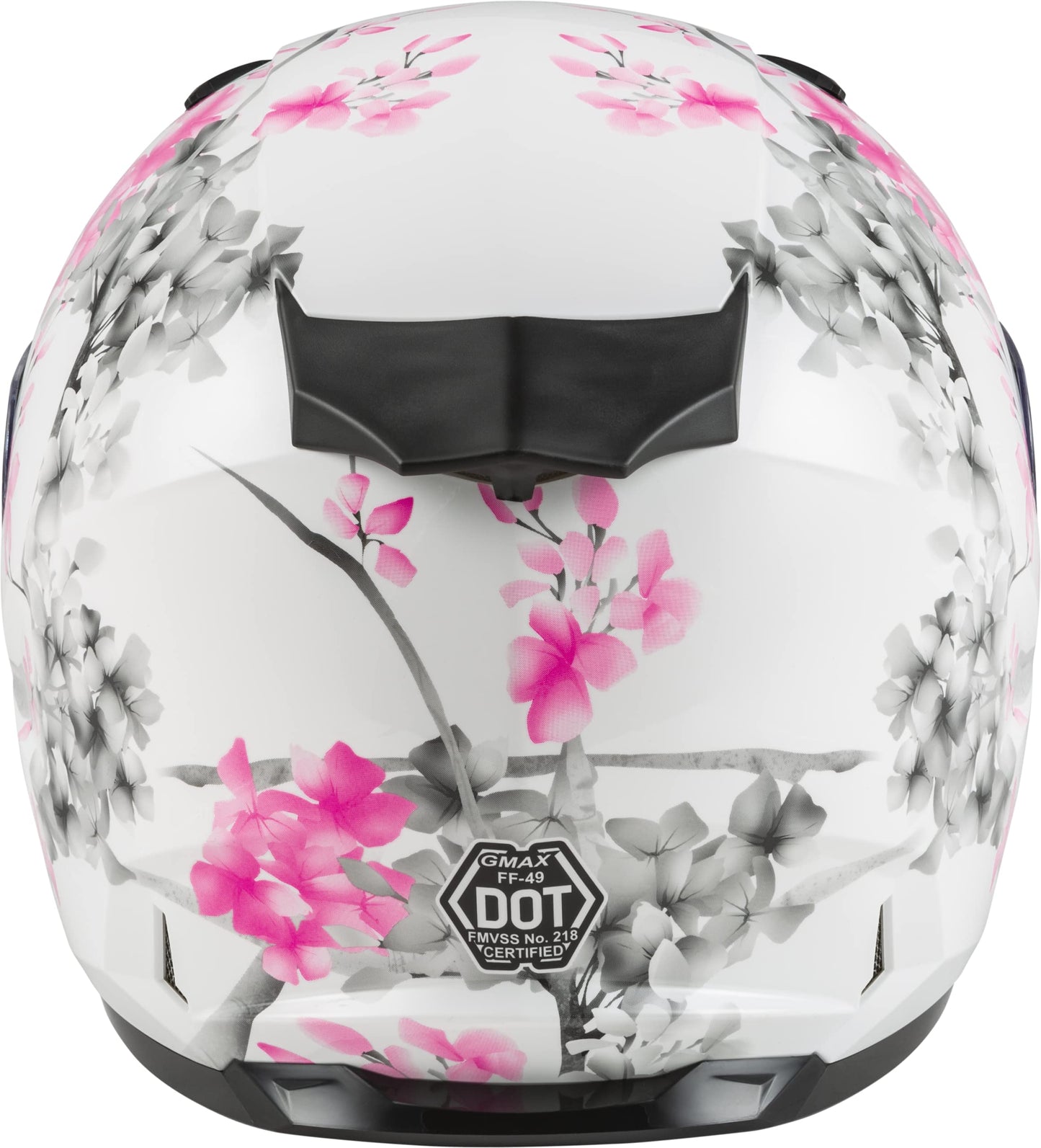 GMAX FF-49S Blossom Snow Helmet (White/Pink/Grey) - XL