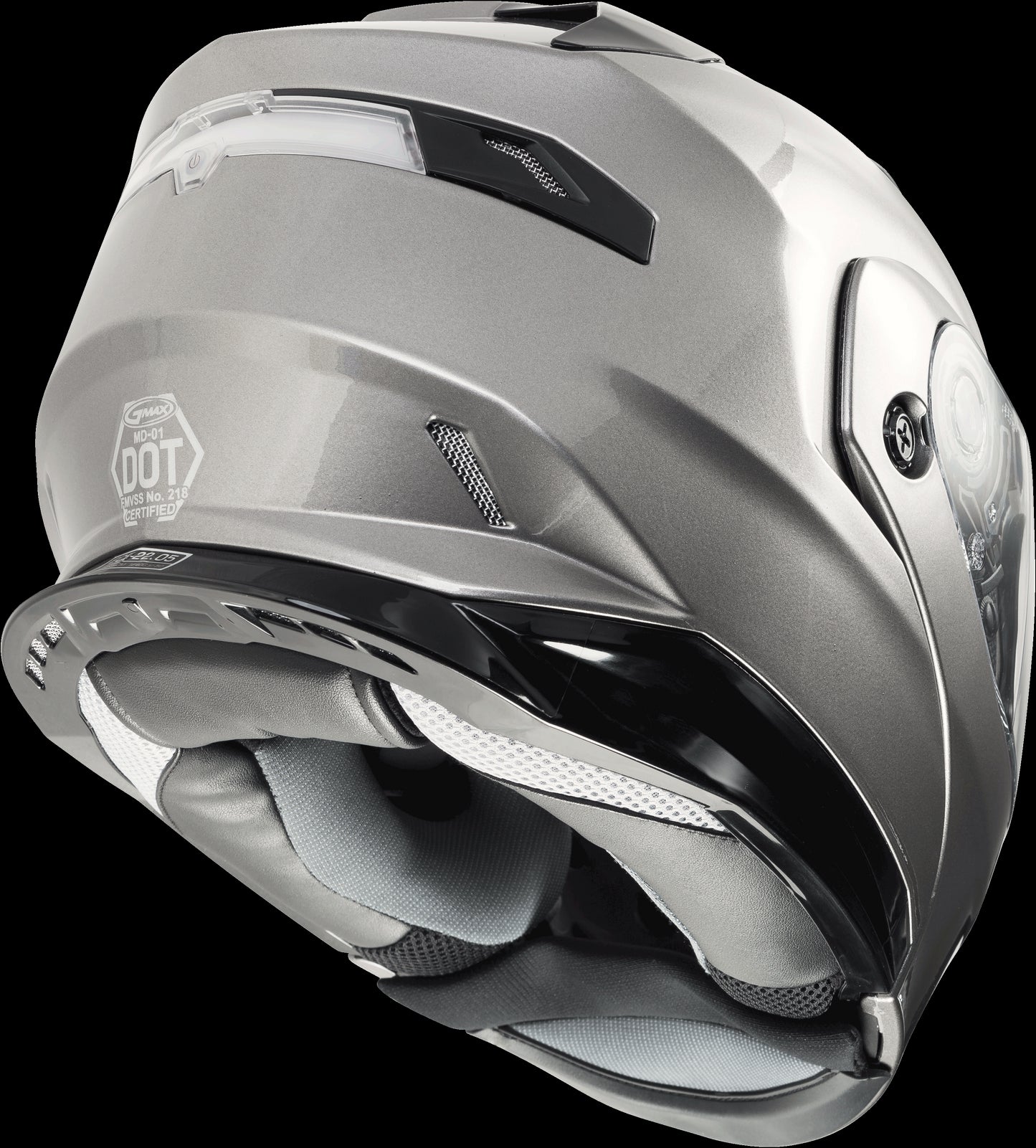 GMAX MD-01 Modular Helmet (Titanium) - XXL