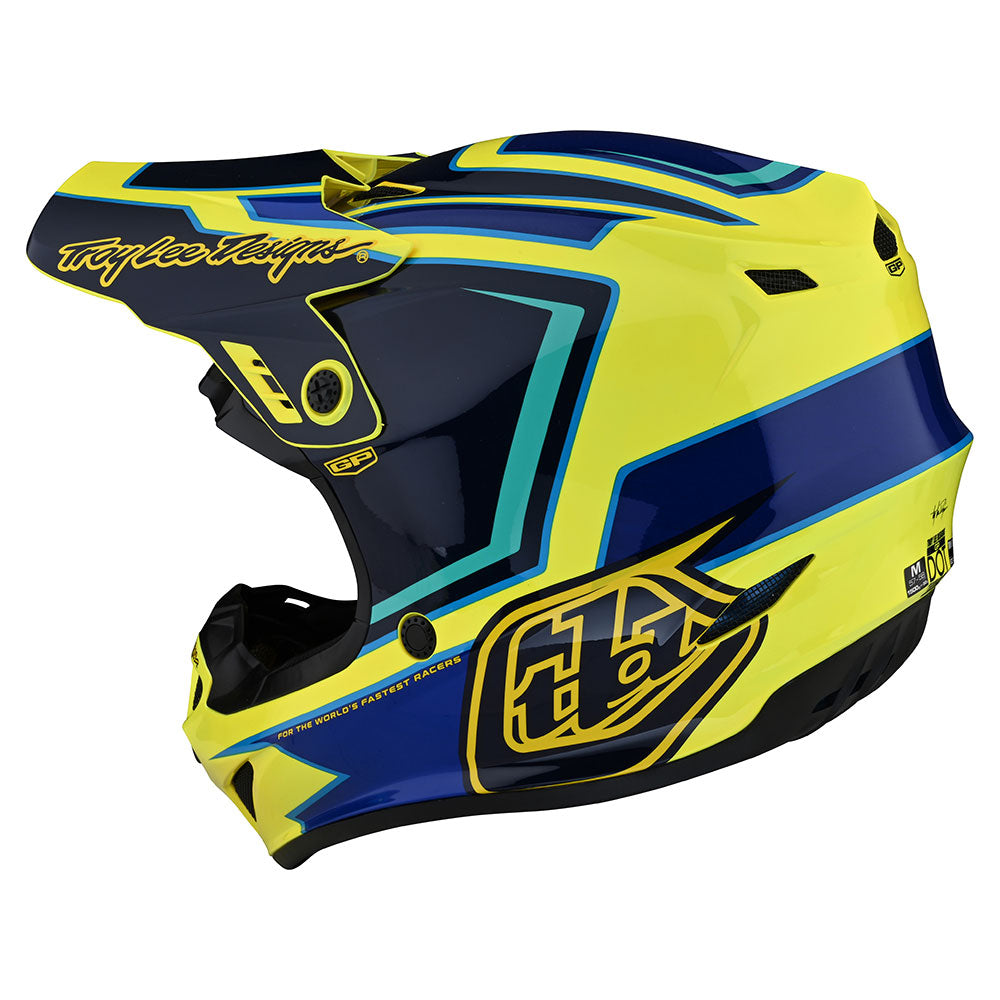 Troy Lee Designs GP Overload Adult Motocross Helmet (Yellow)