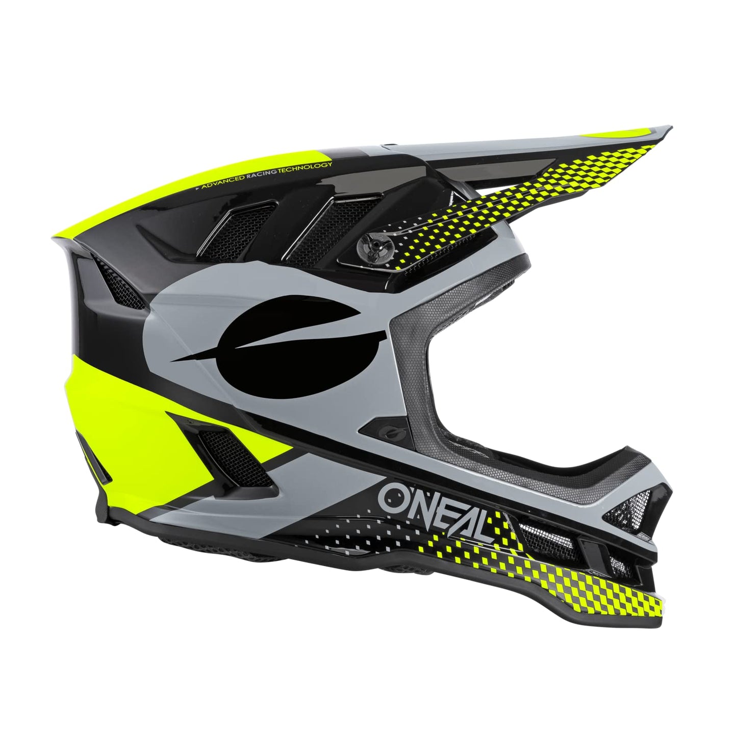 O'Neal Blade Polyacrylite Helmet (Ace Black/Neon Yellow) - Large