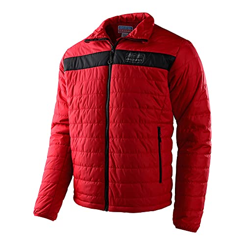 Troy Lee Designs Motorcycle Motocross Racing Puff Jacket, TLD GASGAS TEAM CORE PUFF JACKET (Red, XX-Large)