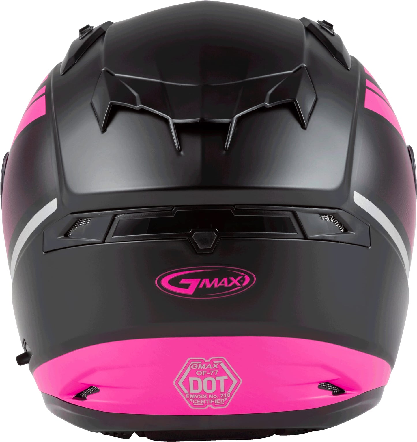 GMAX OF-77 Reform Open-Face Helmet (Matte Black/Pink/Silver) - Small