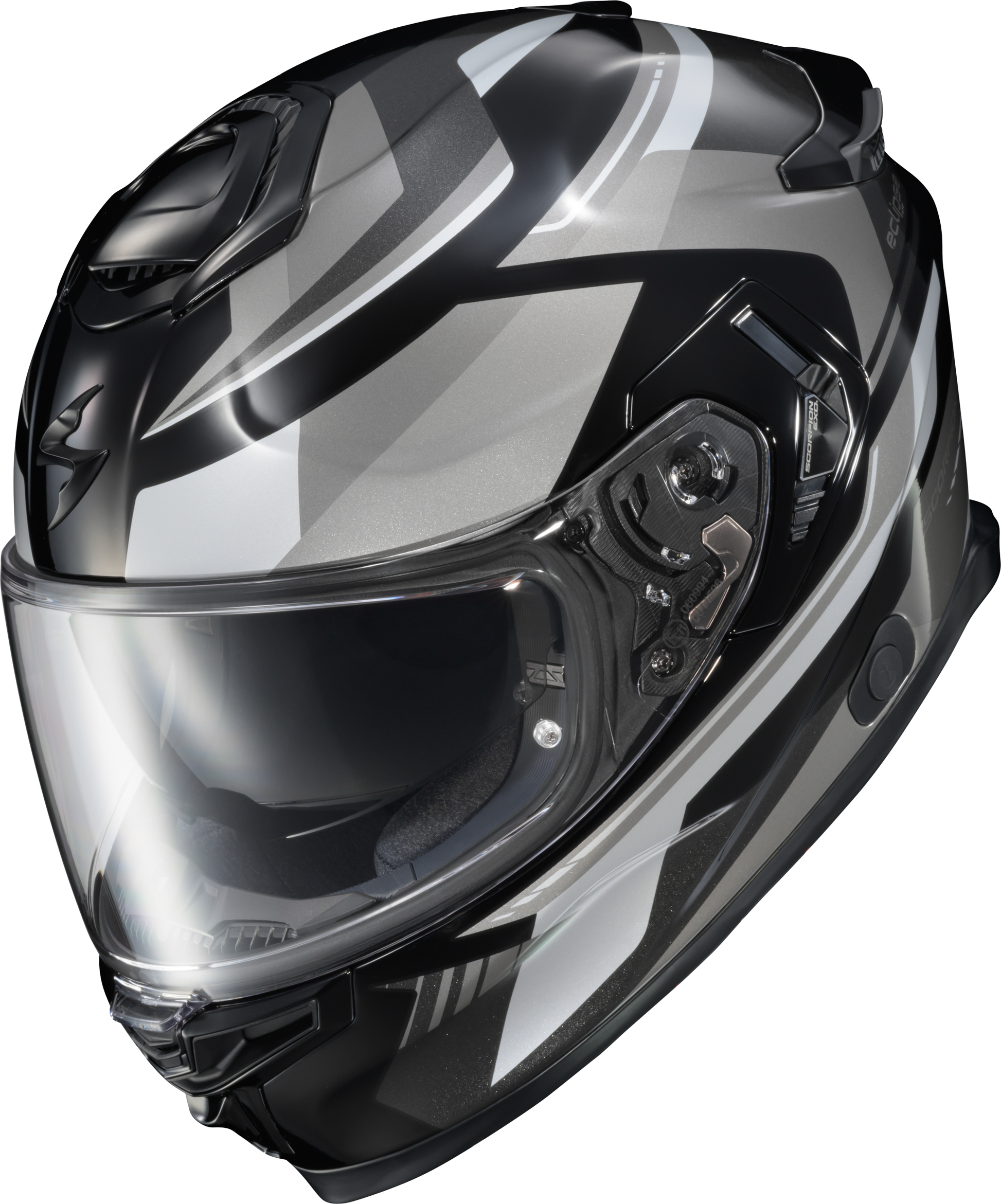 Scorpion EXO Eclipse Full Face Helmet - Lunar White/Black (Part Number: ECL-1116) - XL