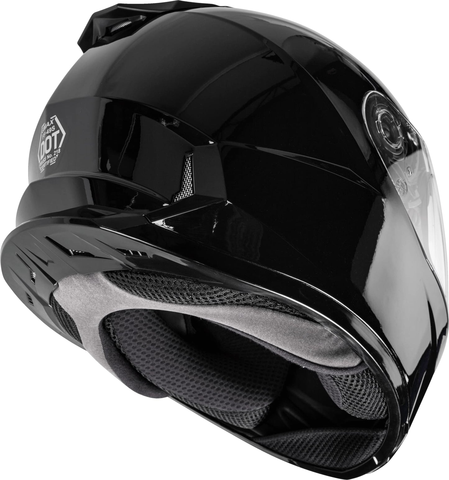 GMAX FF-49S Snow Helmet w/ Electric Shield (Black)