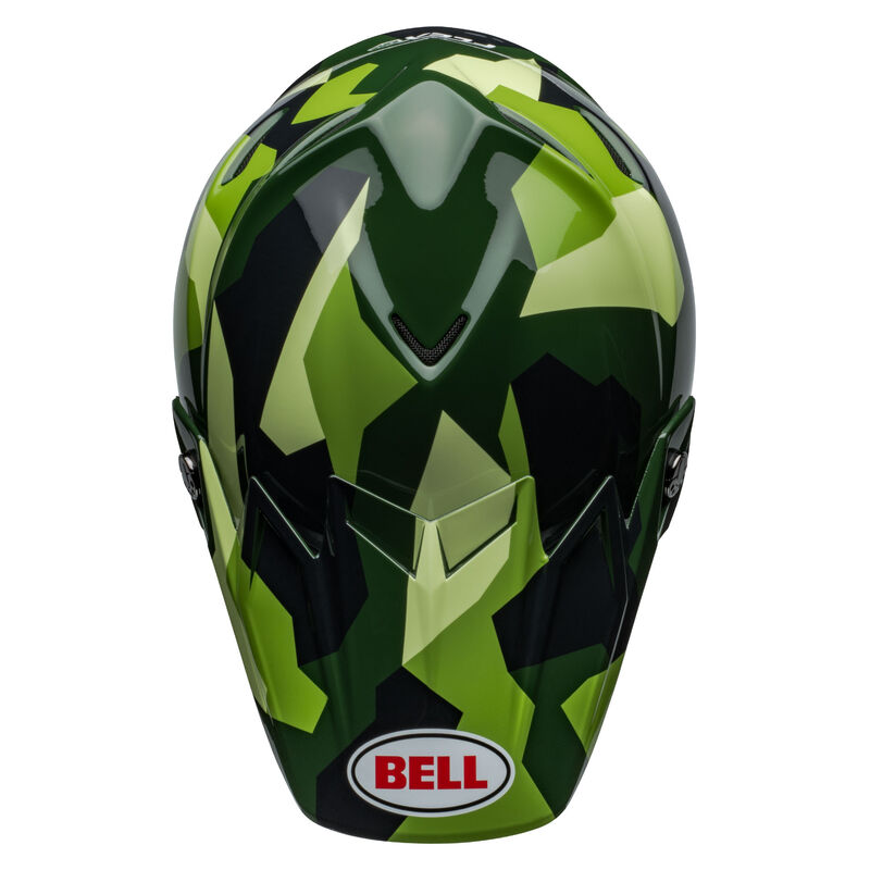 Bell Moto-9S Flex Helmets (Rover Gloss Olive Camo)