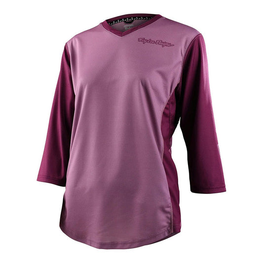 Troy Lee Designs Womens 3/4 Sleeve Mischief Jersey (Rosewood)