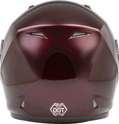 GMAX OF-17 Open-Face Motorcycle Helmet (Wine)