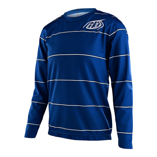 Troy Lee Designs Youth Flowline Revert Longsleeve Jersey (True Blue)