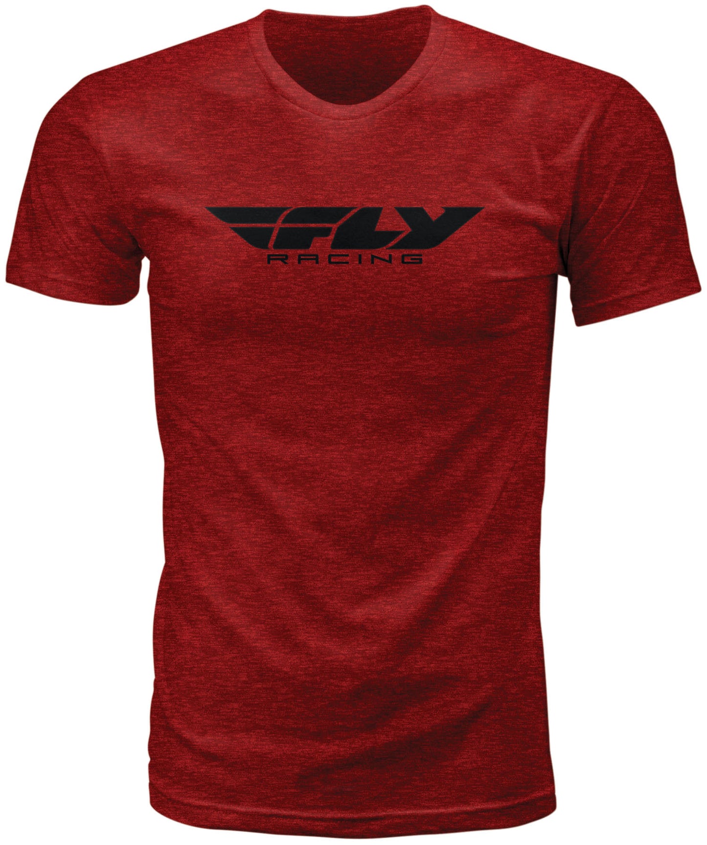 Fly Racing Corporate Tee (Black Red Heather) - 2XL