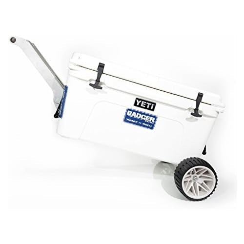 Badger Wheels Large Single Axle with Rigid Handle/Stand for Yeti Tundra 35-160QT Coolers