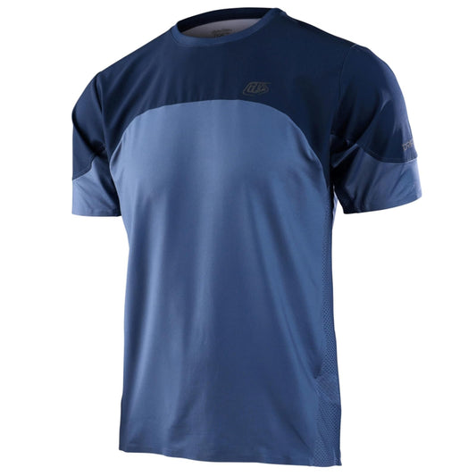 Troy Lee Designs Dift Short Sleeve Jersey (Blue Mirage) - Small