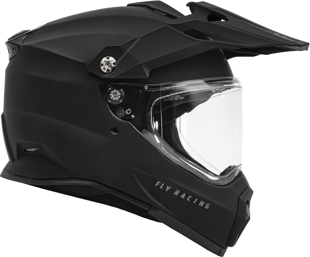 Fly Racing Trekker Solid Helmet (Matte Black)