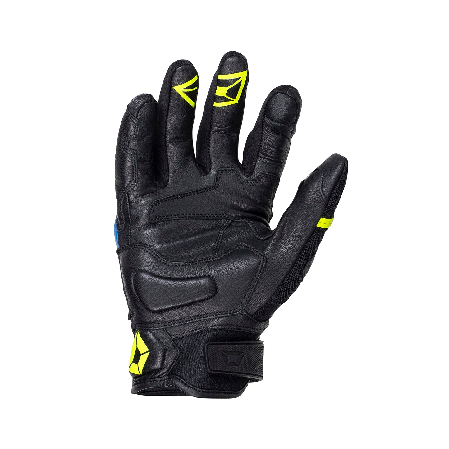 Cortech Sonic-Flo Motorcycle Gloves (Blue/Hi-Viz) - XXL