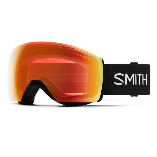 SMITH Skyline XL Snow Goggles (Black w/ ChromaPop Everyday Red Mirror Lens)