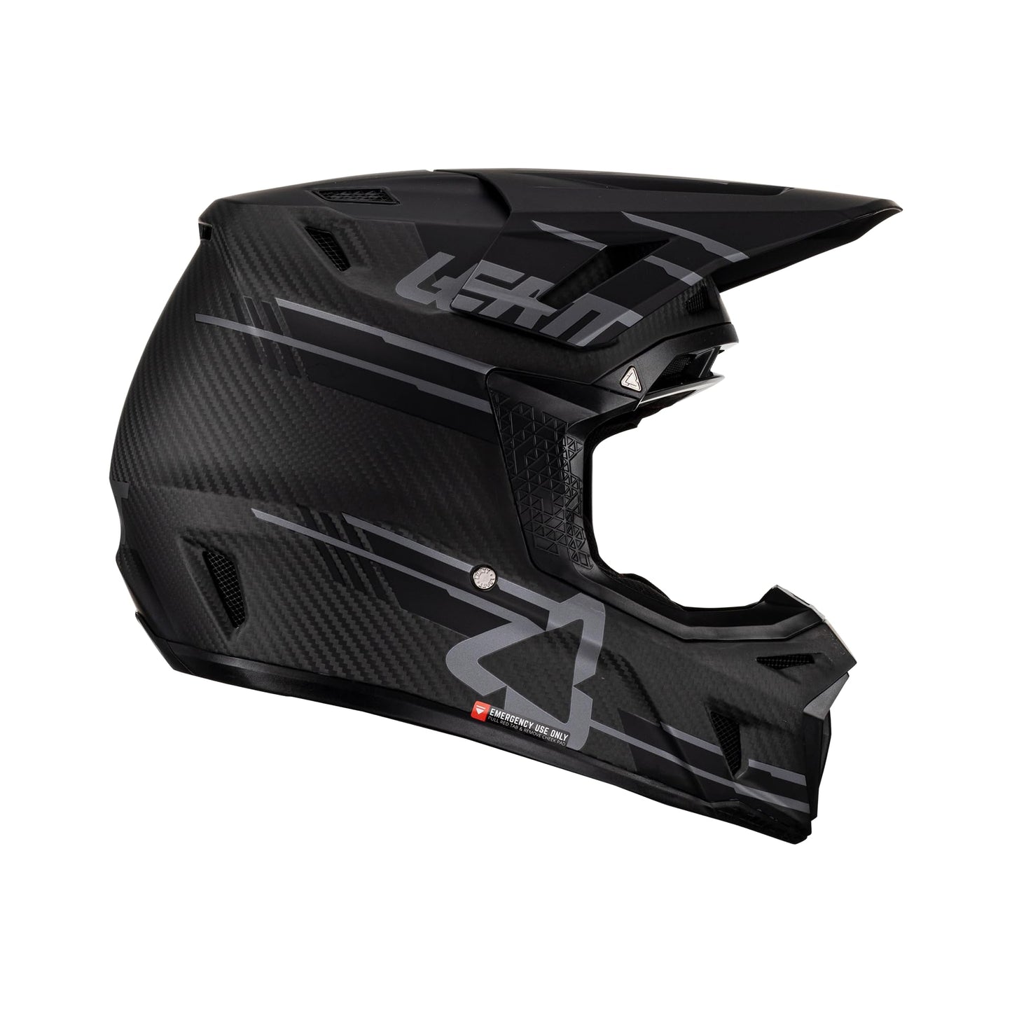 Leatt 9.5 V23 Adult Moto Helmet Kit  (Black) - Small