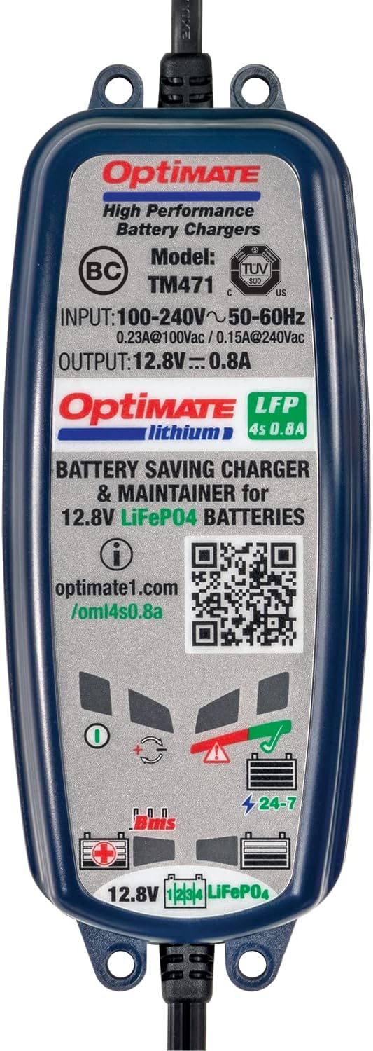 OptiMATE Lithium Sealed Battery Saving Charger & Maintainer (TM-471)