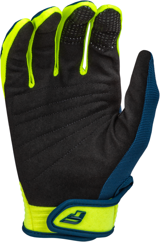 Fly Racing 2024 Adult F-16 Gloves (Navy/Hi-Vis/White) - XS