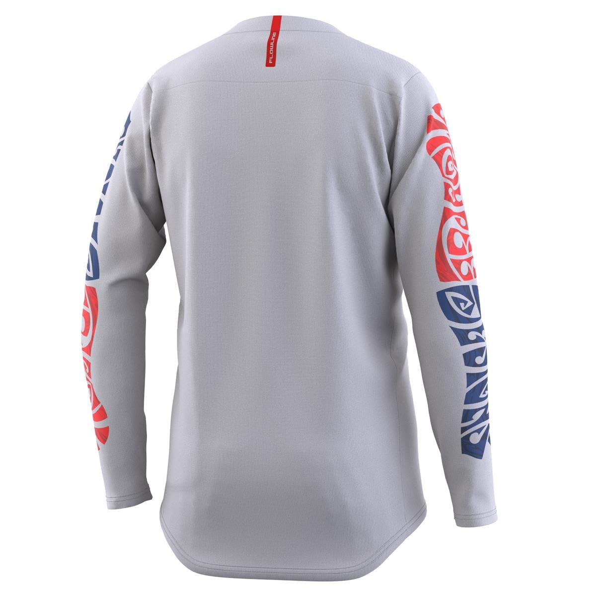 Troy Lee Designs Youth Flowline Tripper Long Sleeve Jersey (Cement) - Small