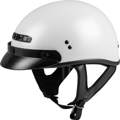 GMAX GM-35 Full Dressed Half-Helmet (Pearl White) - XXL