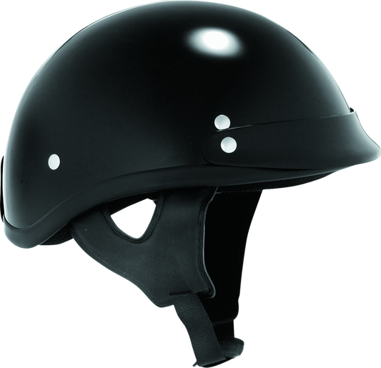 Skid Lids Traditional Helmet Black - Small