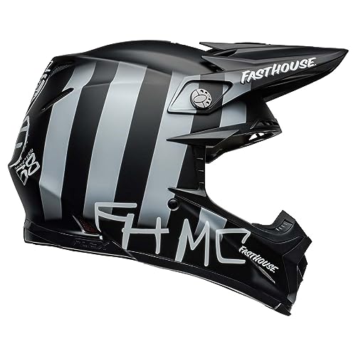 Bell Moto-9S Flex Helmets (FastHouse MC Core Matte Black/Yellow)