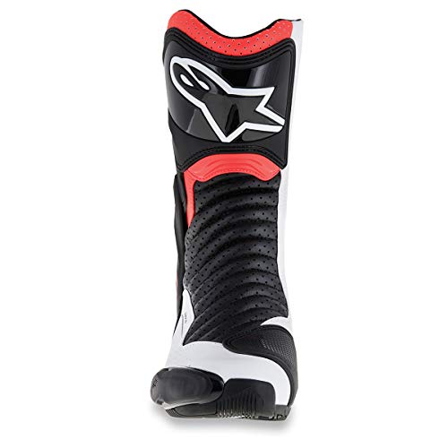 Alpinestars SMX-6 V2 Vented Boots (Black/Red Flo/White) Size 46