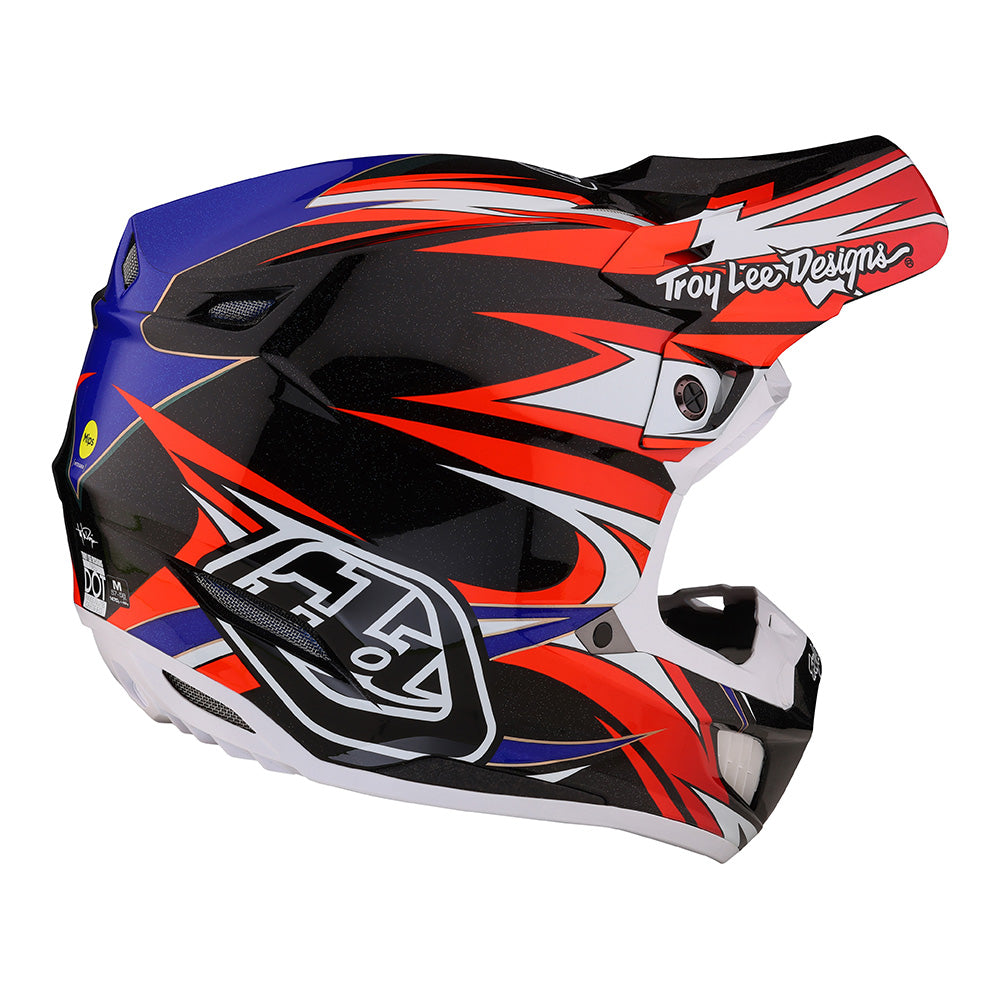 Troy Lee Designs SE5 Composite Motocross Helmet W/MIPS (Inferno Red)