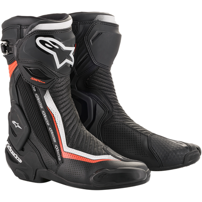 Alpinestars SMX Plus V2 Vented Boots (Black / White / Red)