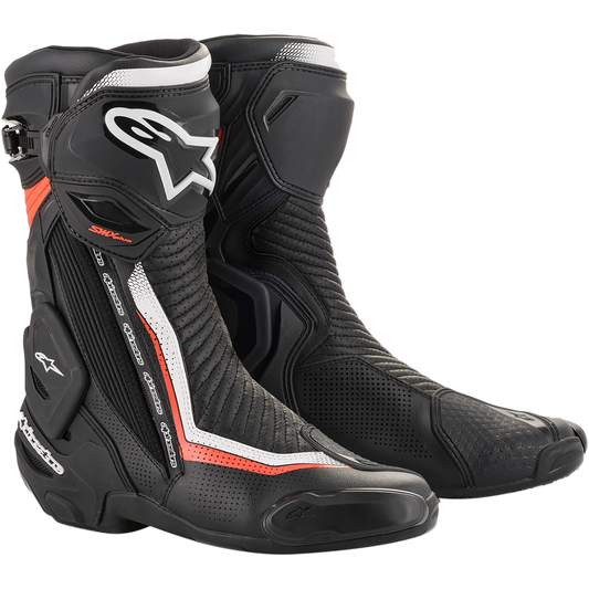 Alpinestars SMX Plus V2 Vented Boots (Black / White / Red)