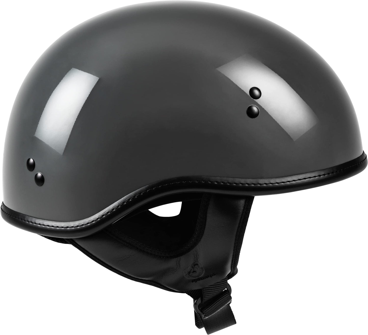 Highway 21 .357 Solid Half Helmet (Gray) - XL